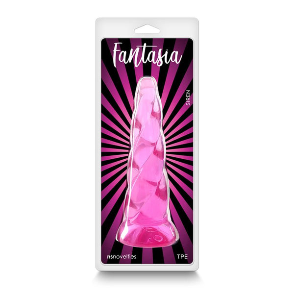 Fantasia Siren Jelly Dildo Pink - Royal Sins