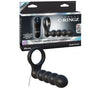 Fantasy C - Ringz Remote Control Double Penetrator Vibrating Cockring Black - Royal Sins