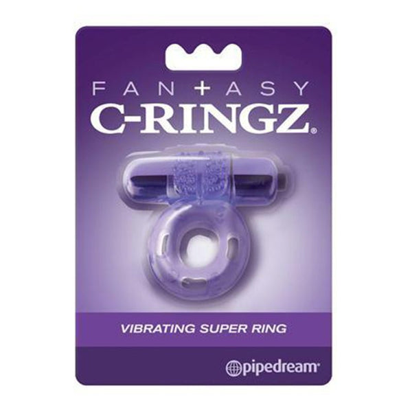 Fantasy C - Ringz Vibrating Super Ring Purple - Royal Sins