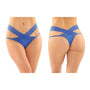 Fantasy Lingerie Daphne Microfiber Brazilian - Cut Panty 6 - Pack Royal L/XL - Royal Sins
