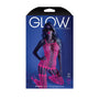 Fantasy Lingerie Glow Hypnotic Criss - Cross Paneled Bodystocking Neon Pink O/S - Royal Sins