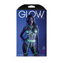 Fantasy Lingerie Glow In A Trance Open - Cup Crotchless Teddy Neon Chartreuse M/L - Royal Sins