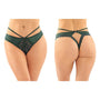 Fantasy Lingerie Kalina Strappy Microfiber & Lace Thong With Back Cutout 6 - Pack Green S/M - Royal Sins