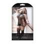 Fantasy Lingerie Sheer Don't Call Me Angel Halter Dress Black Queen - Royal Sins