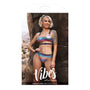 Fantasy Lingerie Vibes Love is Love Underboob Cutout Top & Cheeky Panty Rainbow Holo S/M - Royal Sins
