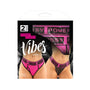 Fantasy Lingerie Vibes Pussy Power Buddy Pack Boyfriend Brief & Lace Thong Black/Pink L/XL - Royal Sins