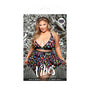 Fantasy Lingerie Vibes Why U Trippin' Skater Skirt Queen Size Black - Royal Sins
