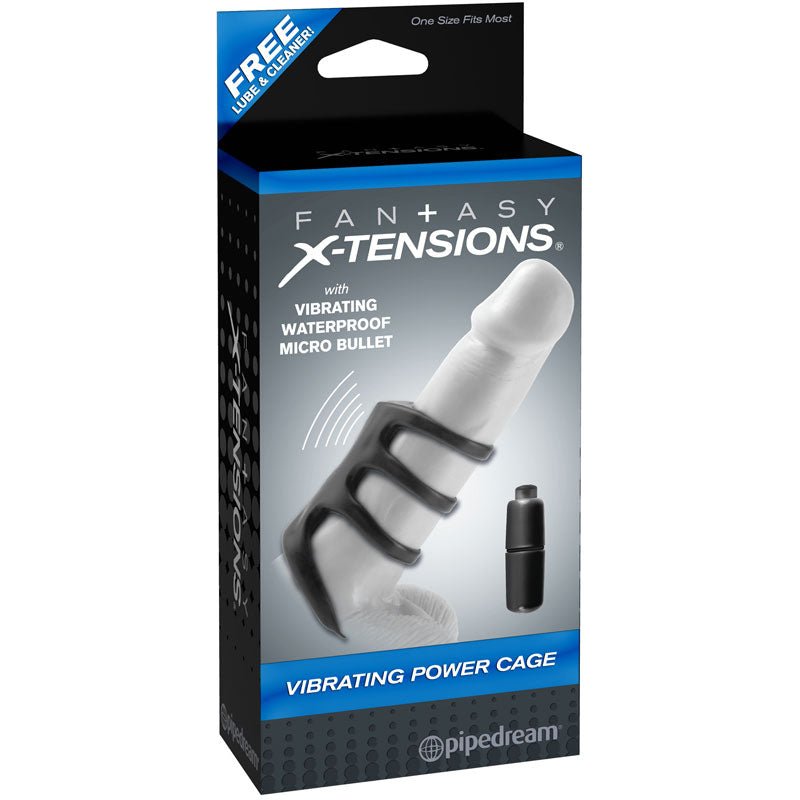 Fantasy X - tensions Vibrating Power Cage Black - Royal Sins