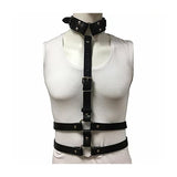 Female Chest Harness with Choker - BLACK - Royal Sins