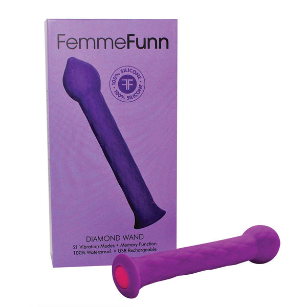 Femme Funn Diamond Wand - Purple - Royal Sins