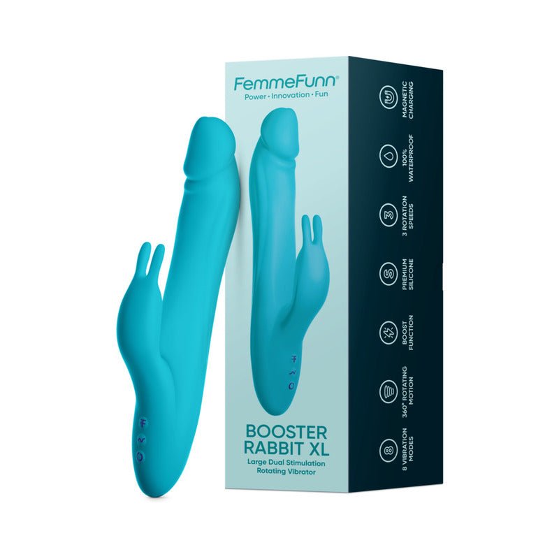 FemmeFunn Booster Rabbit XL Turquoise - Royal Sins