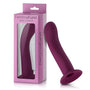 FemmeFunn Versa S Sleeve Curved Silicone Sleeve with Suction Cup Dark Fuchsia - Royal Sins