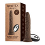 FemmeFunn Vortex Turbo Shaft 2.0 8 in. Vibrating Rotating Dildo Brown - Royal Sins