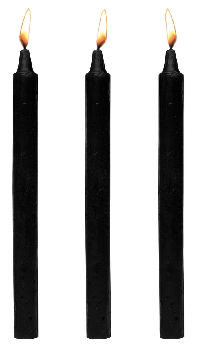 Fetish Drip Candles 3 Pack - Black - Royal Sins