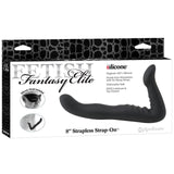 Fetish Fantasy Elite 8 in. Silicone Strapless Strap - On Black - Royal Sins