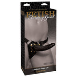 Fetish Fantasy Gold Designer Strap - On With 7 in. Dildo Black - Royal Sins