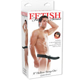 Fetish Fantasy Series 8 in. Hollow Strap - On Black - Royal Sins