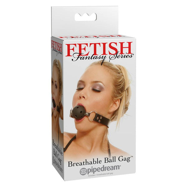 Fetish Fantasy Series Adjustable Breathable Ball Gag Black - Royal Sins