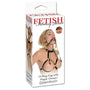 Fetish Fantasy Series Adjustable O - Ring Gag With Nipple Clamps Silver/Black - Royal Sins