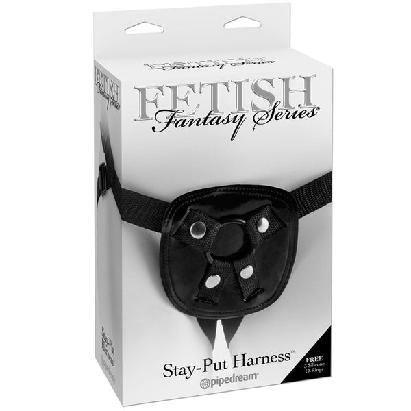 Fetish Fantasy Series Adjustable Stay - Put Harness Black - Royal Sins