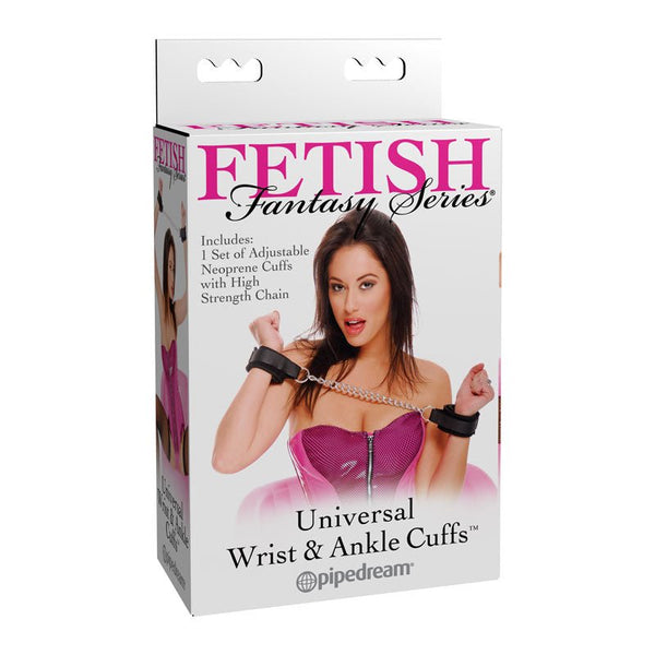Fetish Fantasy Series Adjustable Universal Wrist & Ankle Cuffs Black - Royal Sins