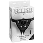 Fetish Fantasy Series Adjustable Vibrating Plush Harness Black - Royal Sins