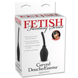 Fetish Fantasy Series Curved Douche/Enema Black - Royal Sins