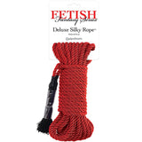 Fetish Fantasy Series Deluxe Silk Rope 9.75 m / 32 ft. Red - Royal Sins