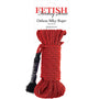 Fetish Fantasy Series Deluxe Silk Rope 9.75 m / 32 ft. Red - Royal Sins