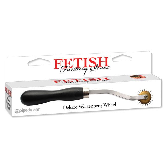 Fetish Fantasy Series Deluxe Wartenberg Wheel Silver/Black - Royal Sins
