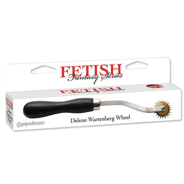 Fetish Fantasy Series Deluxe Wartenberg Wheel Silver/Black - Royal Sins