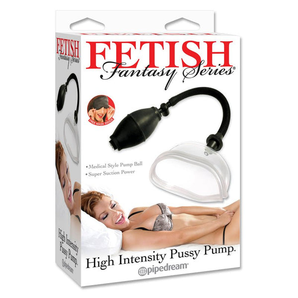 Fetish Fantasy Series High Intensity Pussy Pump Clear/Black - Royal Sins