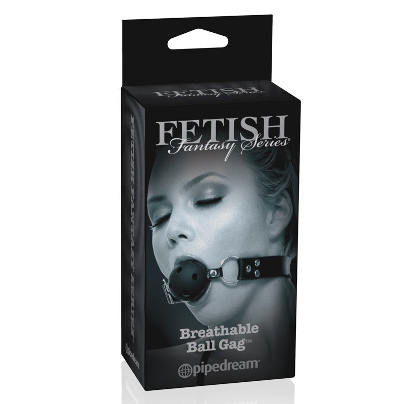 Fetish Fantasy Series Limited Edition Adjustable Breathable Ball Gag Black - Royal Sins