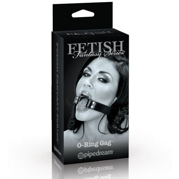 Fetish Fantasy Series Limited Edition Adjustable O - Ring Gag Black - Royal Sins