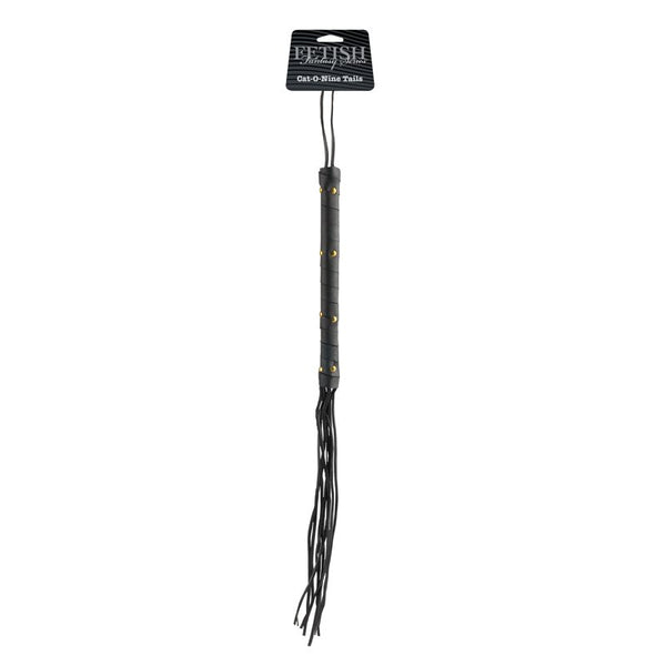 Fetish Fantasy Series Limited Edition Cat - O - Nine Tails Flogger Black - Royal Sins