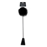 Fetish Fantasy Series Limited Edition Feather Crop Black - Royal Sins