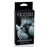 Fetish Fantasy Series Limited Edition Metal Handcuffs Silver - Royal Sins