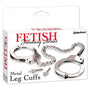 Fetish Fantasy Series Metal Leg Cuffs Silver - Royal Sins