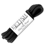Fetish Fantasy Series Mini Silk Rope 1.8 m / 6 ft. Black - Royal Sins