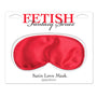 Fetish Fantasy Series Satin Love Mask Red - Royal Sins