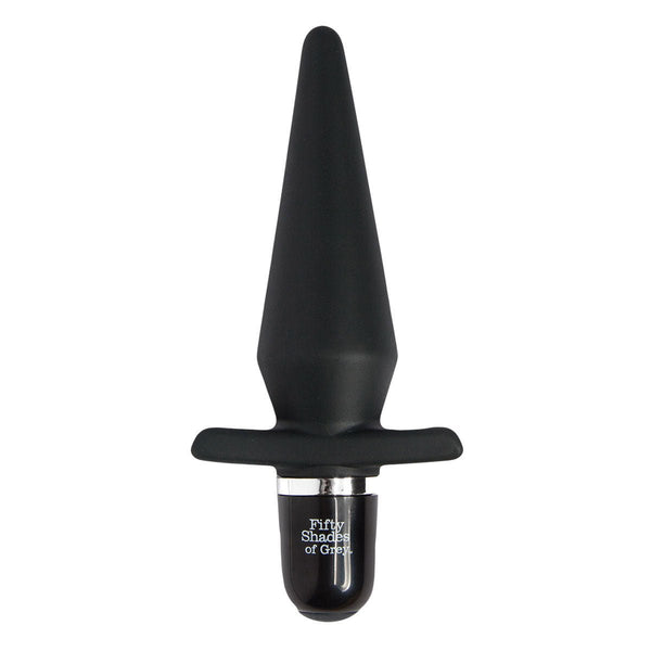 Fifty Shades Delicious Fullness Vibrating Butt Plug - Royal Sins