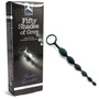 Fifty Shades of Grey Pleasure Intensified Silicone Anal Beads Black - Royal Sins