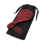 Fifty Shades of Grey Sweet Anticipation Faux Leather Round Paddle Red - Royal Sins