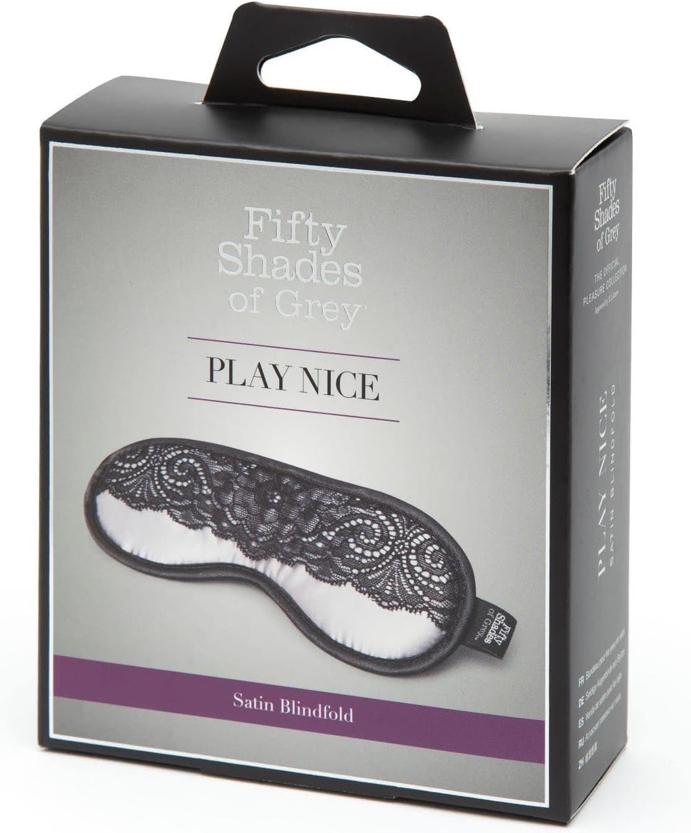 Fifty Shades - Play Nice Satin Blindfold - Royal Sins