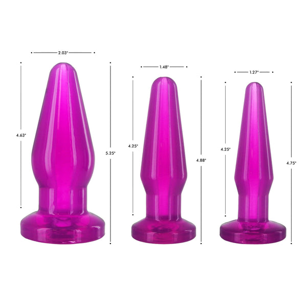 Fill - er - Up Butt Plug Kit - Purple - Royal Sins