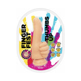 Finger Fest Thumbs Up Dildo Beige - Royal Sins