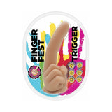 Finger Fest Trigger Dildo Beige - Royal Sins