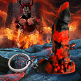 Fire Demon Mini Dildo Key Chain - Royal Sins