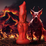 Fire Hound Silicone Dildo - Large - Royal Sins