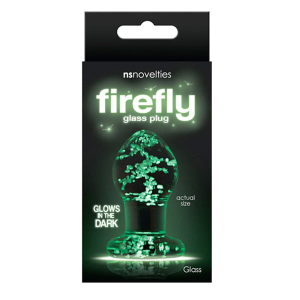Firefly Glass Plug Small Clear - Royal Sins